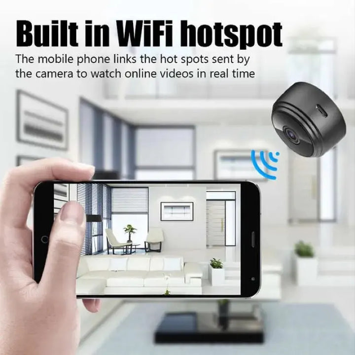 A9 Mini Camera HD 720P Intelligent Home Security IP WiFi Camera Monitor Mobile Remote Camera Mobile Remote Application